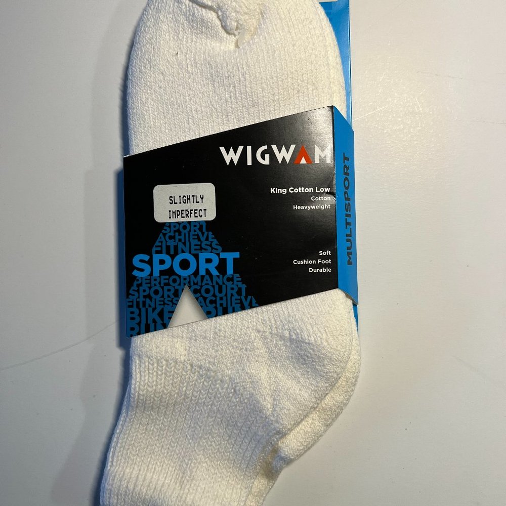 WigWam King Cotton Low(Quarter) Sport Sock -L-  [Slightly Imperfect]